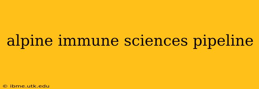 alpine immune sciences pipeline
