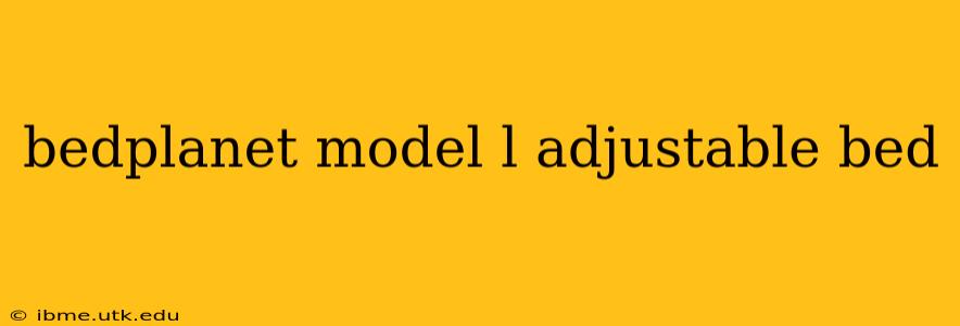 bedplanet model l adjustable bed