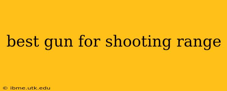best gun for shooting range