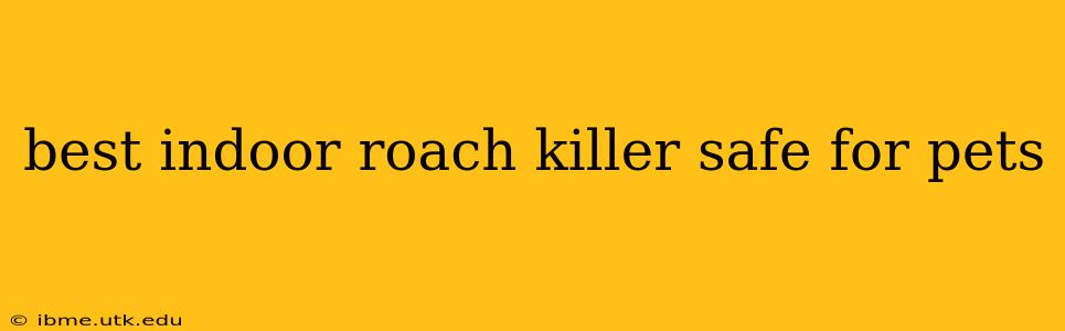 best indoor roach killer safe for pets