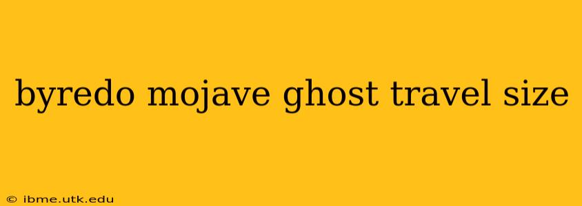 byredo mojave ghost travel size