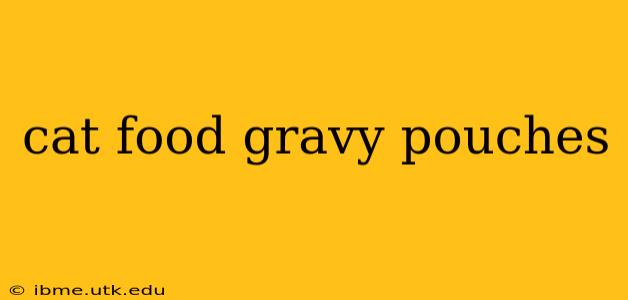cat food gravy pouches