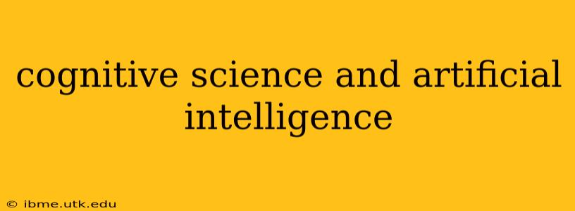 cognitive science and artificial intelligence