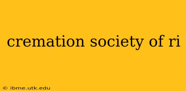 cremation society of ri