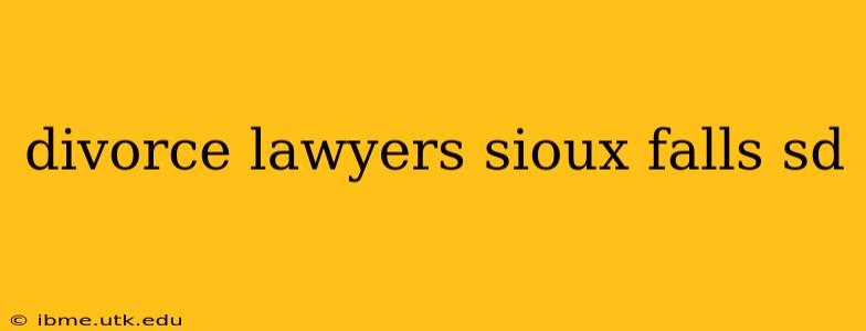 divorce lawyers sioux falls sd