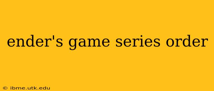 ender's game series order