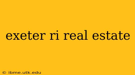 exeter ri real estate