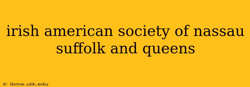 irish american society of nassau suffolk and queens