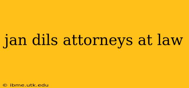jan dils attorneys at law