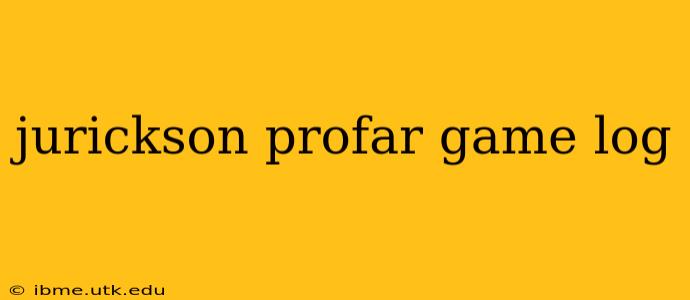 jurickson profar game log