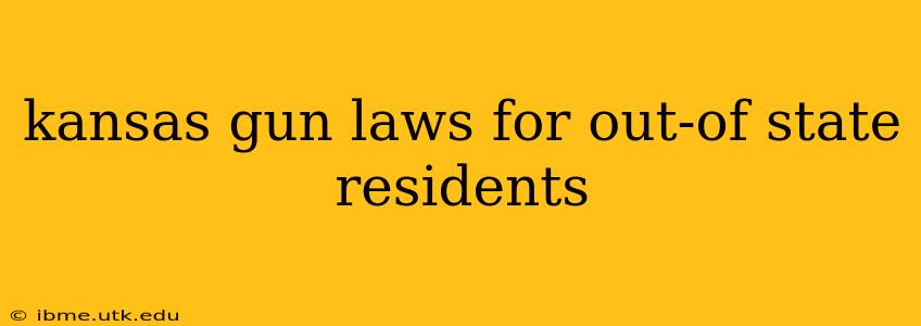 kansas gun laws for out-of state residents