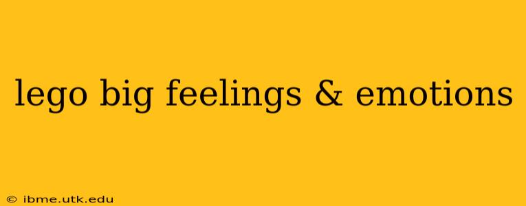 lego big feelings & emotions