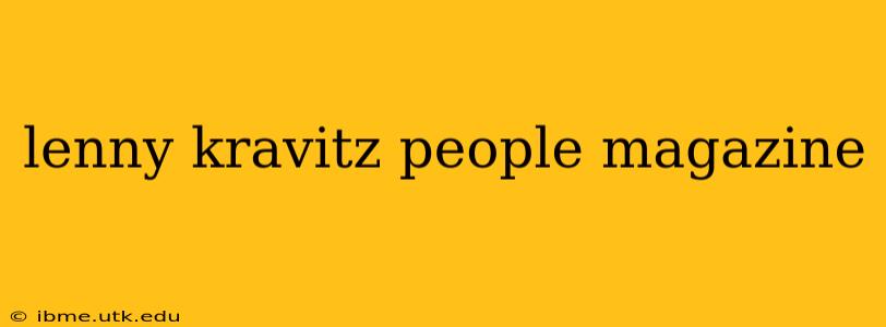 lenny kravitz people magazine