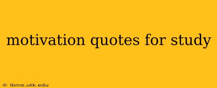 motivation quotes for study