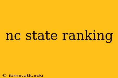 nc state ranking