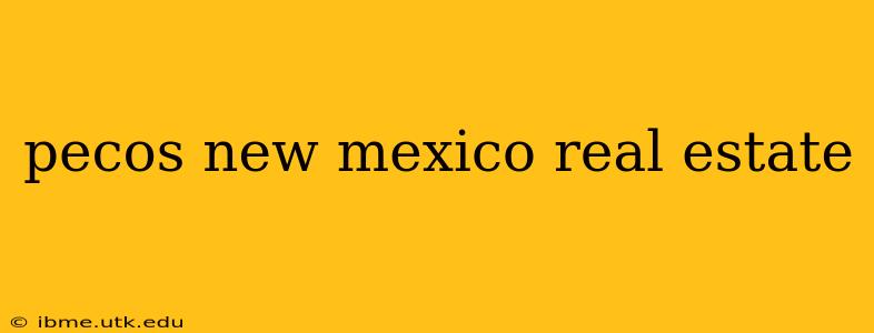 pecos new mexico real estate