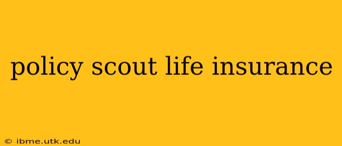 policy scout life insurance