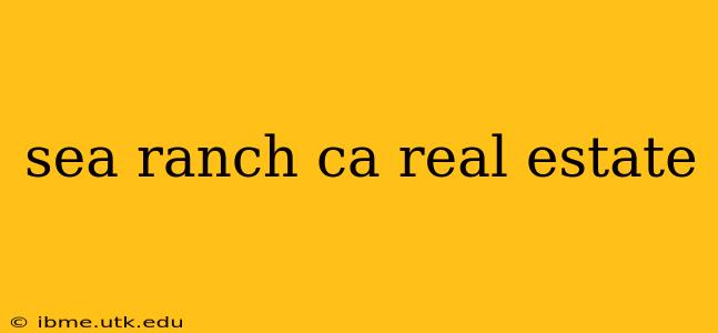 sea ranch ca real estate