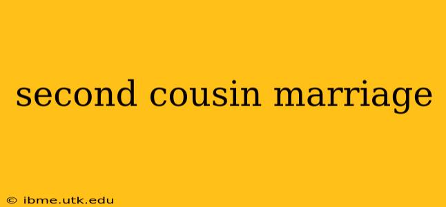 second cousin marriage