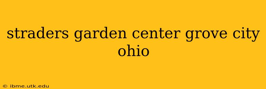 straders garden center grove city ohio