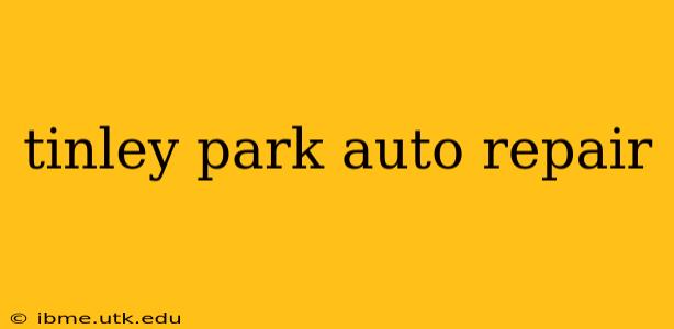 tinley park auto repair