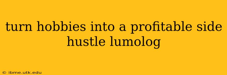 turn hobbies into a profitable side hustle lumolog