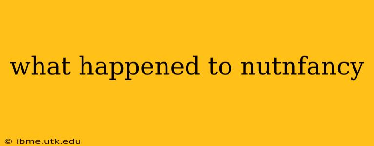 what happened to nutnfancy