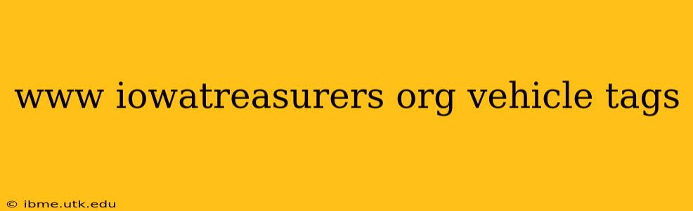 www iowatreasurers org vehicle tags