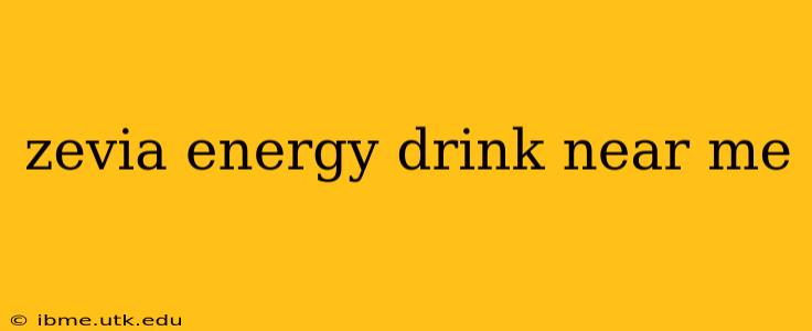 zevia energy drink near me